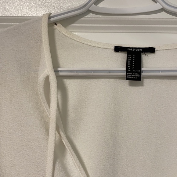 White Forever 21 blouse - Picture 2 of 4